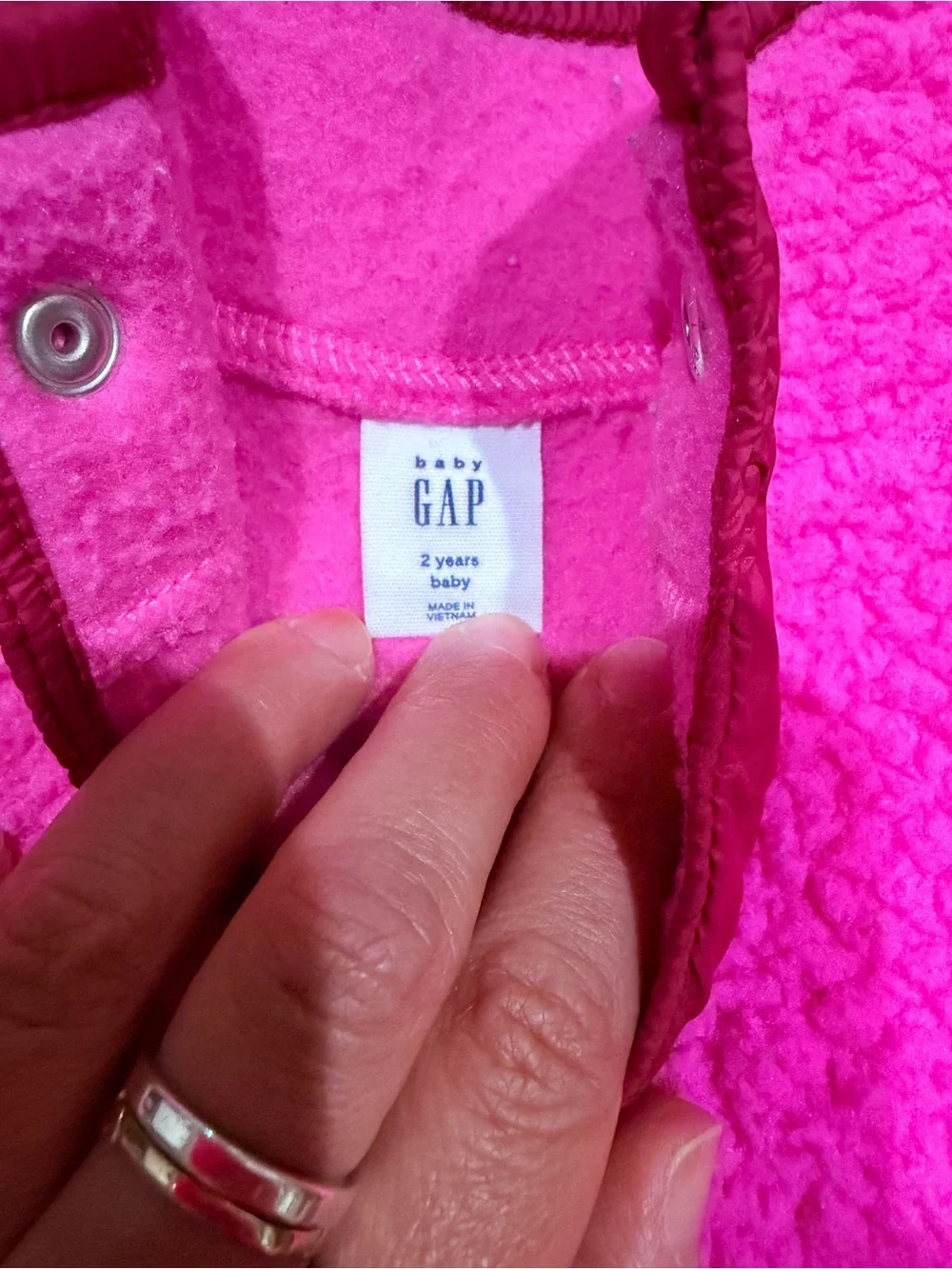Gap toddler girl fleece sweatshirt